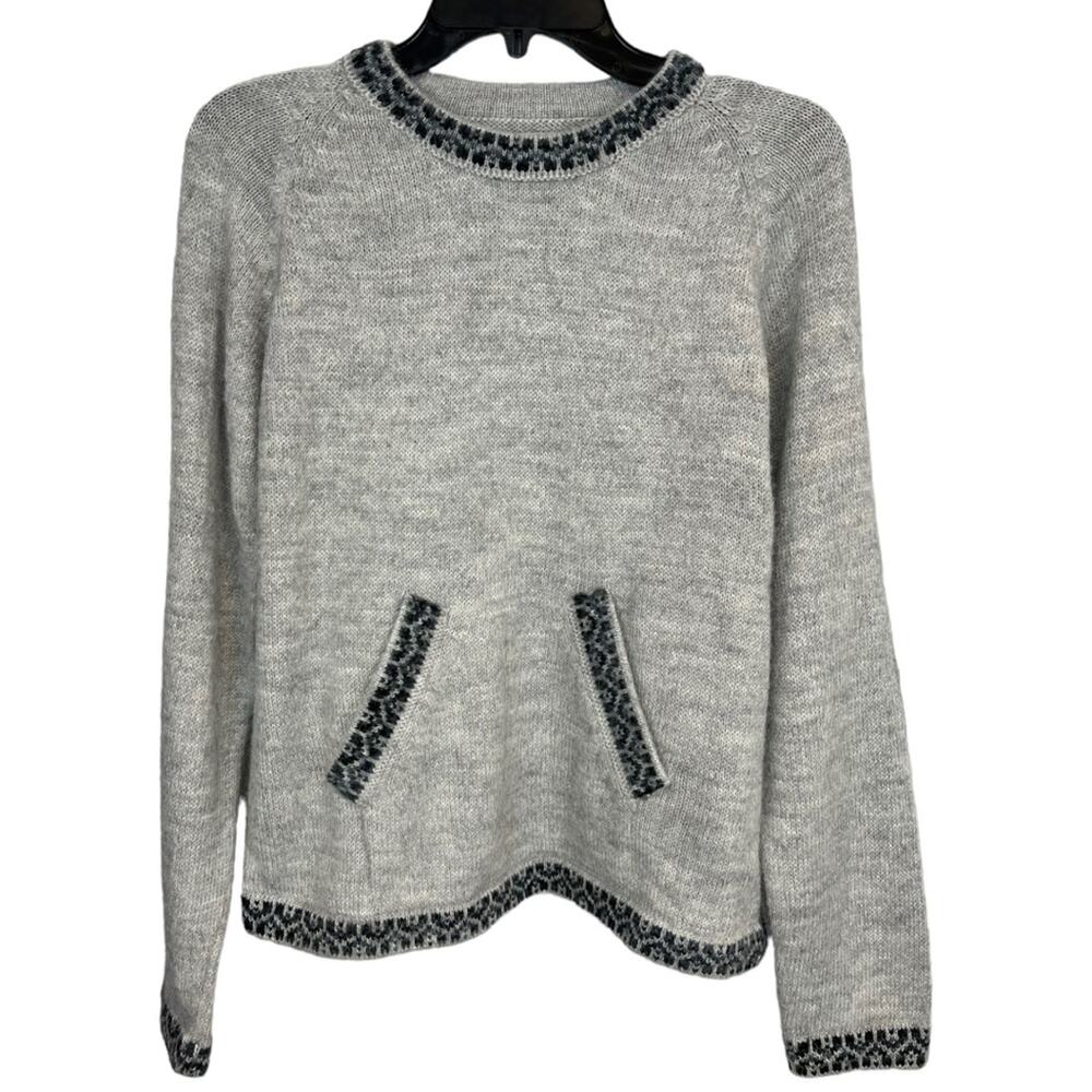 Alpaca Connection Alpaca blend Handmade  in Peru Sweater crewneck